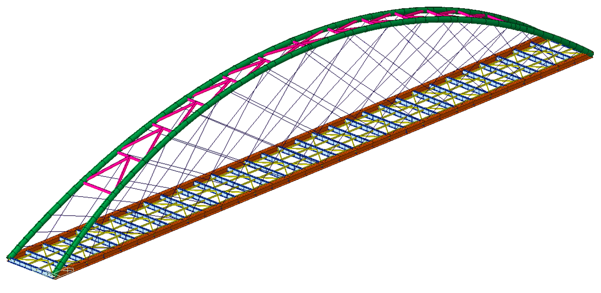 Pedestrian Bridge - Projects Application - MidasBridge